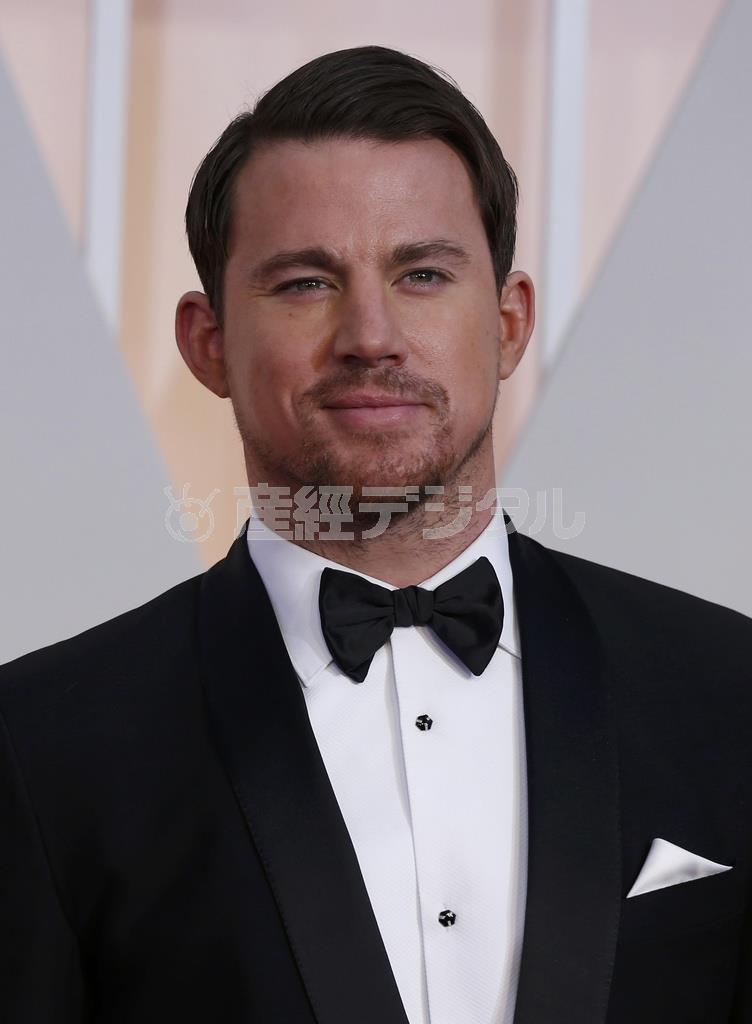 米俳優、チャニング・テイタムさん＝２０１５年２月２３日、米カリフォルニア州ロサンゼルス（ロイター）