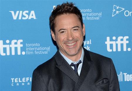 米俳優、ロバート・ダウニー・ジュニアさん＝２０１４年９月５日、カナダ・オンタリオ州トロント（ＡＰ）