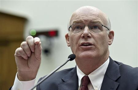 ジョゼフ・クランシー長官臨時代行＝２０１４年１１月１９日、米国・首都ワシントン（ＡＰ）