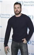 米俳優、クリス・エバンスさん＝２０１５年３月５日、米カリフォルニア州ウエストハリウッド（ＡＰ）