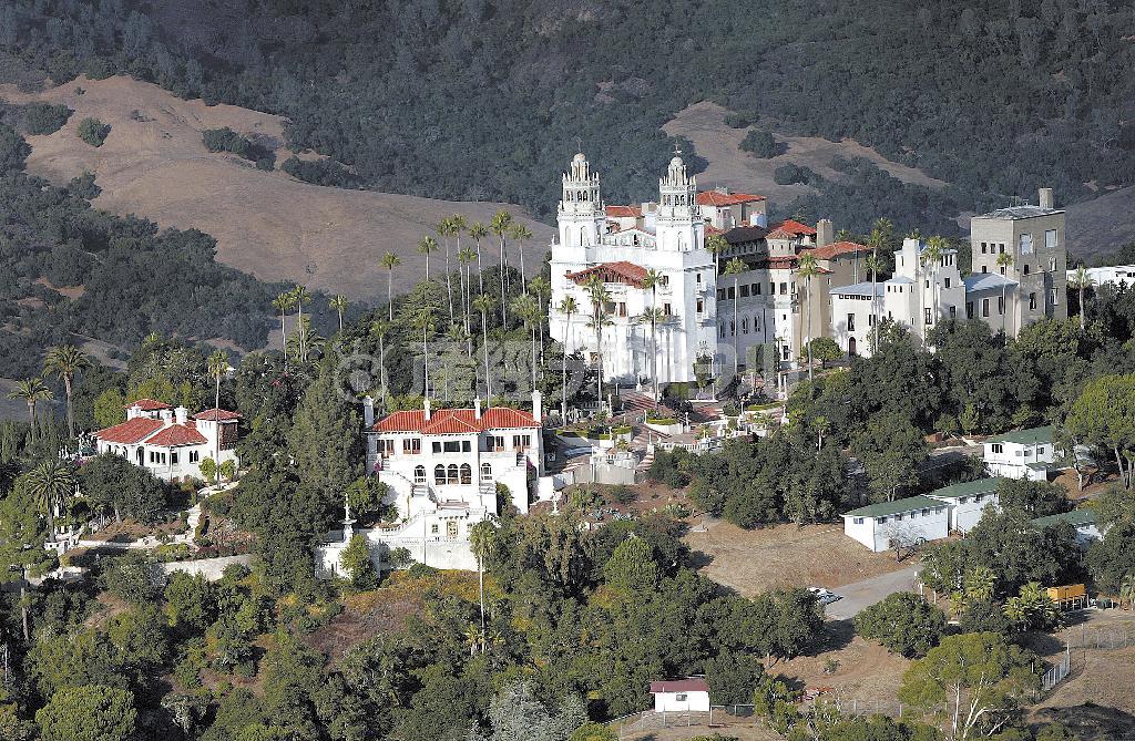 米新聞発行人、ウィリアム・ランドルフ・ハースト（１８６３～１９５１年）が建てた「ハースト城」＝２０１５年３月１２日、米カリフォルニア州サン・シミオン（ＡＰ）