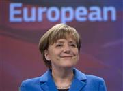 アンゲラ・メルケル独首相＝２０１５年３月４日、ベルギー・首都ブリュッセル（ロイター）