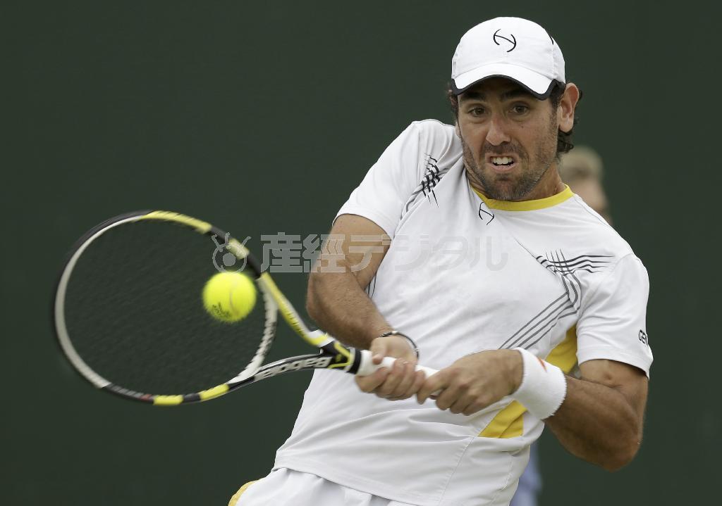 米国のウェイン・オデスニク選手＝２０１２年６月２７日、英国・首都ロンドン（ＡＰ）