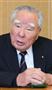 インタビューに答える鈴木修・スズキ会長兼社長（野村成次撮影）