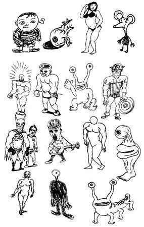 「ＨＩ，ＨＯＷ＿ＡＲＥ＿ＹＯＵ？＿無垢なるモンスター：ダニエル・ジョンストン物語」（ドン・ゴード、ターサ・ヤスダーニ著／ＰＲＥＳＳＰＯＰ＿ＧＡＬＬＥＲＹ、１８００円＋税、提供写真）