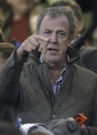 人気自動車番組「トップ・ギア」の司会者、ジェレミー・クラークソン氏＝２０１５年３月１１日、英国・首都ロンドン（ＡＰ）