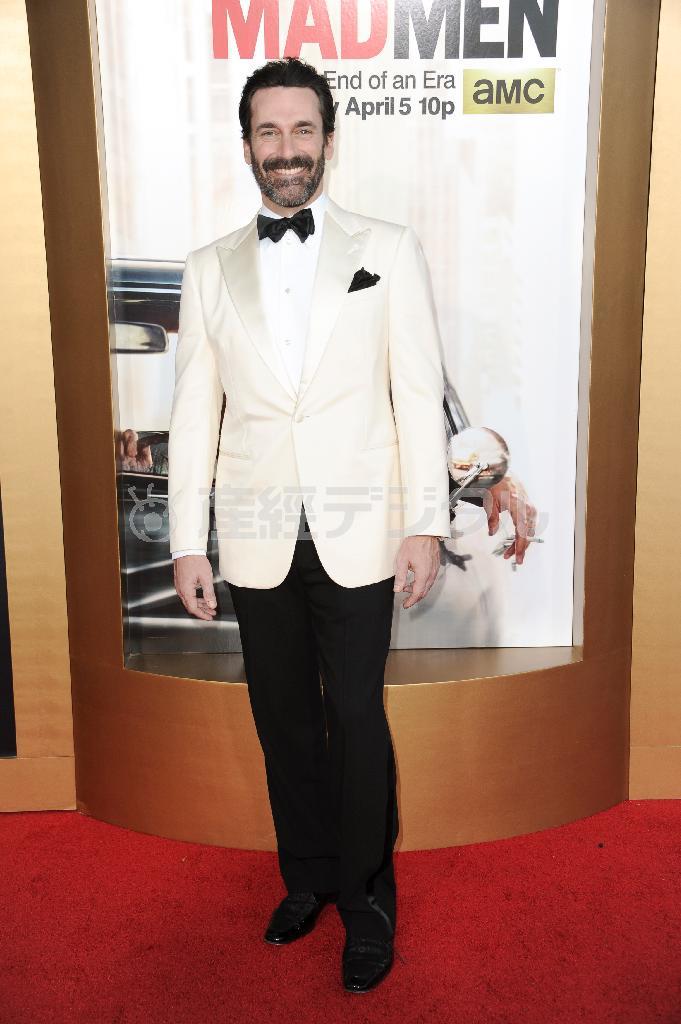 米俳優、ジョン・ハムさん＝２０１５年３月２５日、米カリフォルニア州ロサンゼルス（ＡＰ）