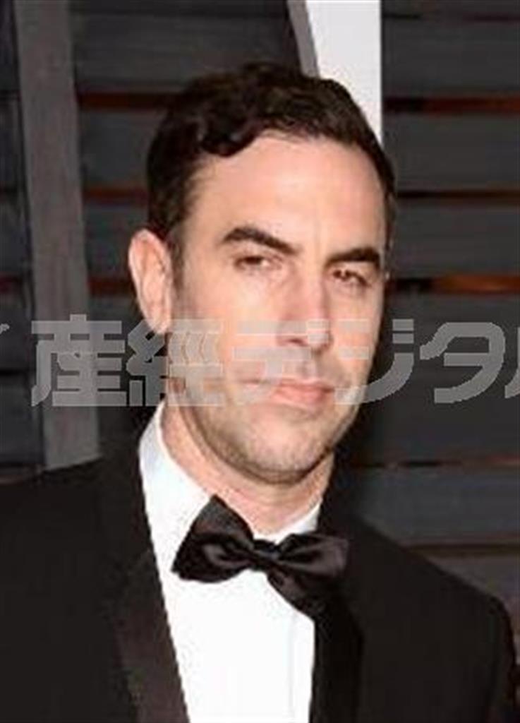 英俳優、サシャ・バロン・コーエンさん＝２０１５年２月２３日、米カリフォルニア州ビバリーヒルズ（ＡＰ）