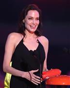 米女優、アンジェリーナ・ジョリーさん＝２０１５年３月２８日、米カリフォルニア州イングルウッド（ＡＰ）