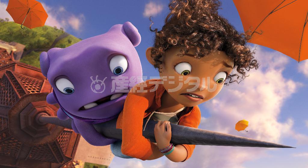 米ドリームワークス・アニメーションのＳＦアドベンチャーＣＧアニメ映画「ホーム（原題）」（ＡＰ）