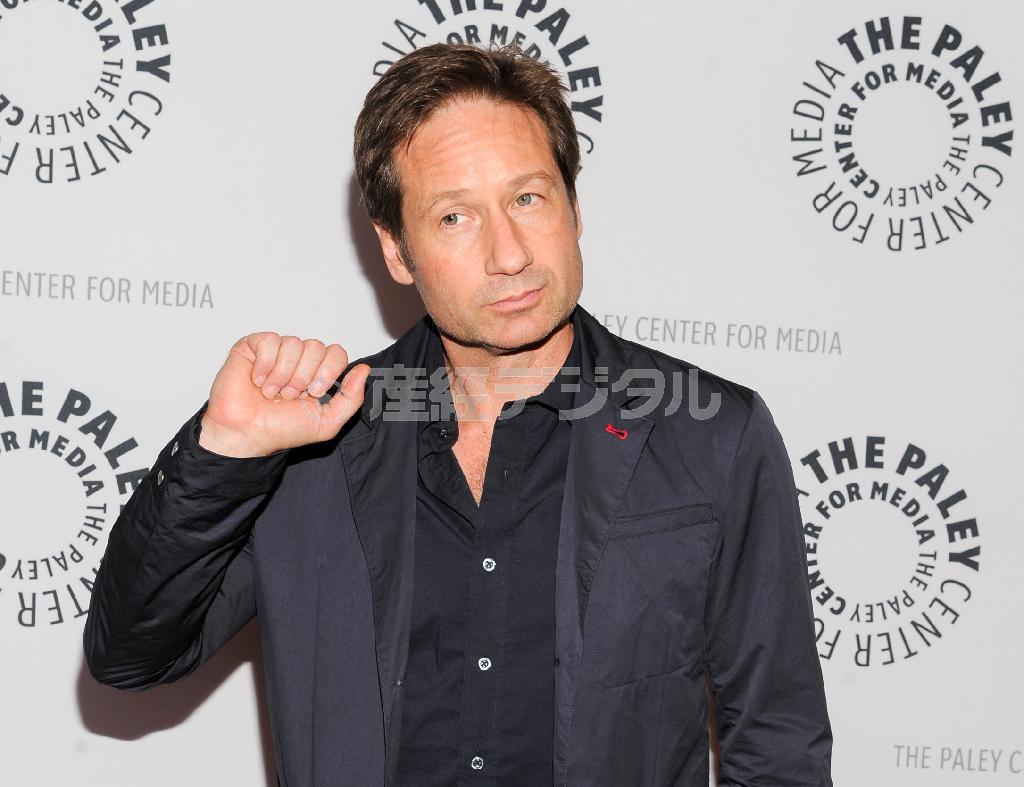 米俳優、デービッド・ドゥカブニーさん＝２０１３年１０月１２日、米ニューヨーク（ＡＰ）