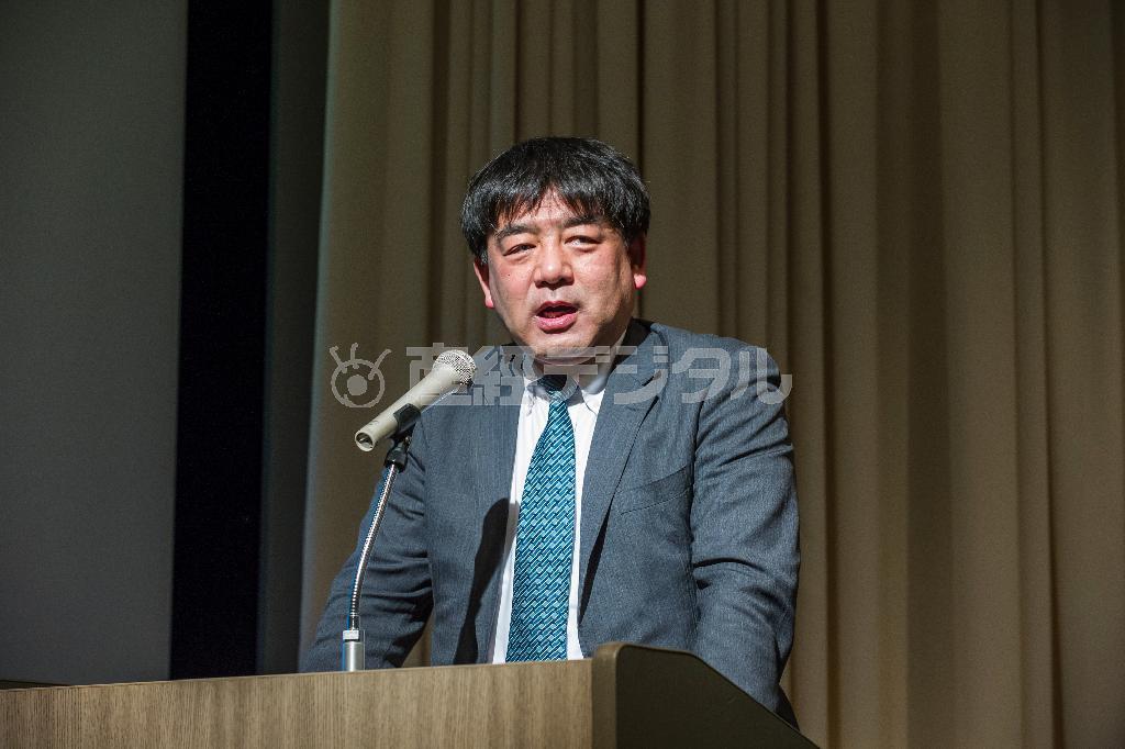 経済産業省資源エネルギー庁の神宮勉さん＝２０１５（平成２７）年２月２８日、東京都内（有志学生記者撮影）