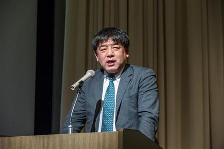 経済産業省資源エネルギー庁の神宮勉さん＝２０１５（平成２７）年２月２８日、東京都内（有志学生記者撮影）