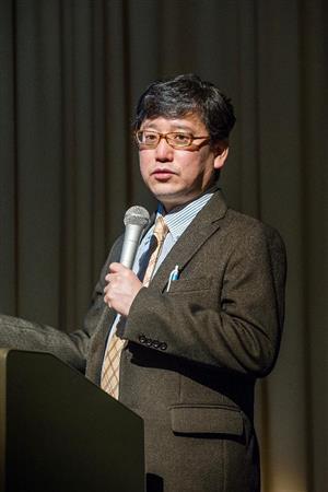 東京都市大学大学院教授、高木直行さん＝２０１５（平成２７）年２月２８日、東京都内（有志学生記者撮影）