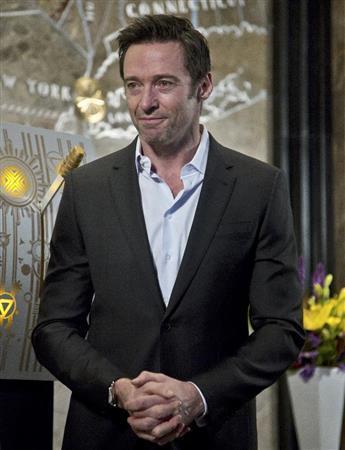 豪俳優、ヒュー・ジャックマンさん＝２０１５年１月２３日、米ニューヨーク（ＡＰ）