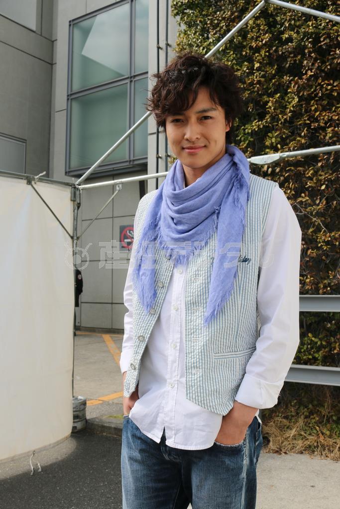 流牙役を自分のものとした栗山航（わたる）さん＝２０１５年３月２１日、東京都江東区有明の東京ビックサイト（高橋天地撮影）