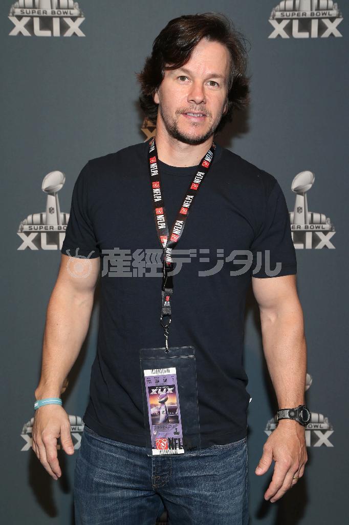 米俳優、マーク・ウォールバーグさん＝２０１５年２月１日、米アリゾナ州グレンデール（ＡＰ）