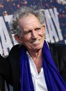 英ロックバンド「ローリング・ストーンズ」のギタリスト、キース・リチャーズさん＝２０１５年２月１５日、米ニューヨーク（ＡＰ）
