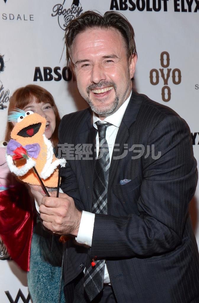 米俳優、デービッド・アークエットさん＝２０１５年２月１日、米アリゾナ州スコッツデール（ＡＰ）