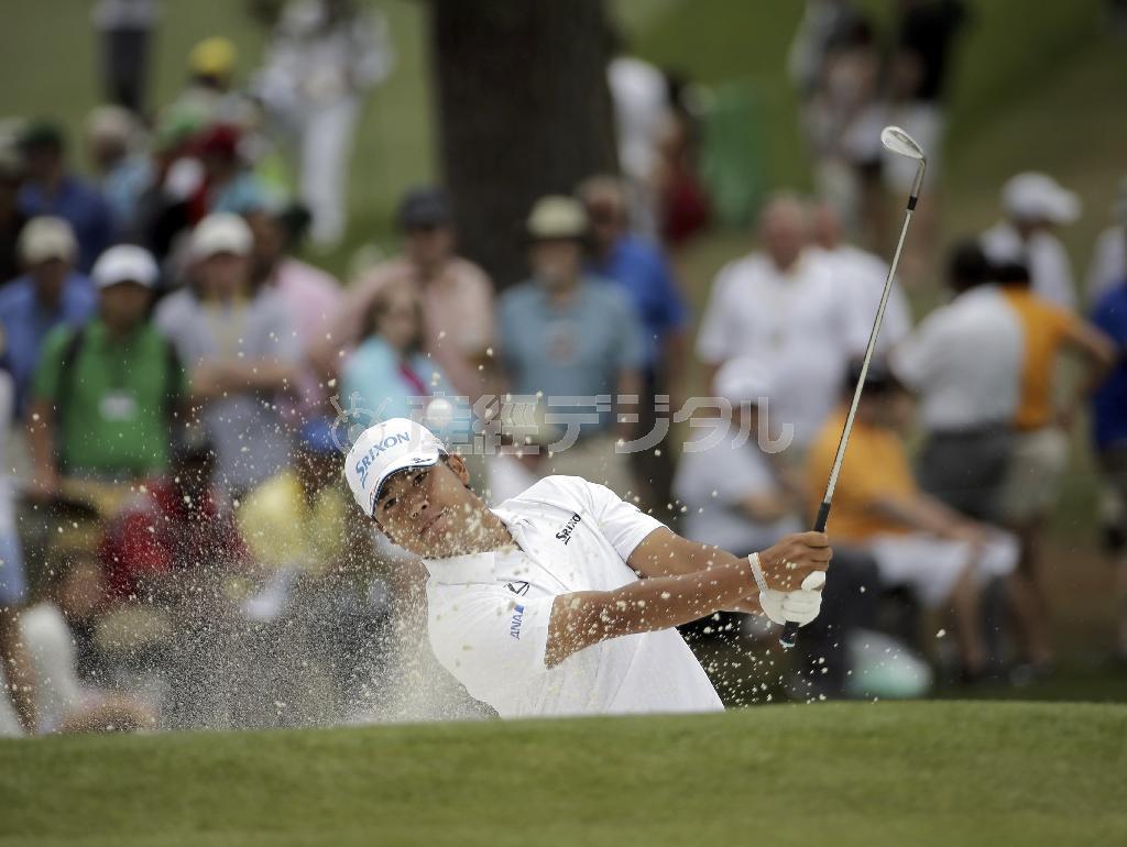 松山英樹は最終日６６の最少スコアで追い上げ、５位に入った。来年こそは＝２０１５年４月１２日、米ジョージア州オーガスタ（ＡＰ）