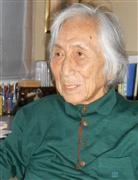 小島功さん＝２０１３年１０月（戸谷真美撮影）