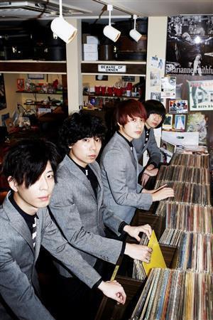 ４人組のバンド、ＴＨＥ＿ＢＡＷＤＩＥＳ＝２０１５年３月９日（Ｊ－ＷＡＶＥ提供）