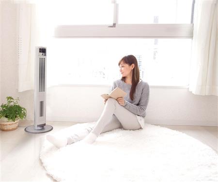 リニューアルした小泉成器「ホット＆クールハイタワーファン」