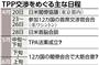 環太平洋戦略的経済連携協定（ＴＰＰ）交渉をめぐる主な日程＝２０１５年４月２０日～６月上旬