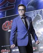 米俳優、ロバート・ダウニー・Ｊｒ．さん＝２０１５年４月１７日、韓国・首都ソウル（ＡＰ）