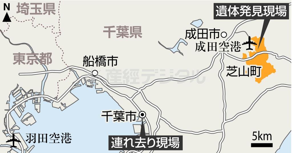 １８歳女性行方不明事件＝２０１５年４月１９日夜（連れ去り現場）～４月２４日（遺体発見現場）