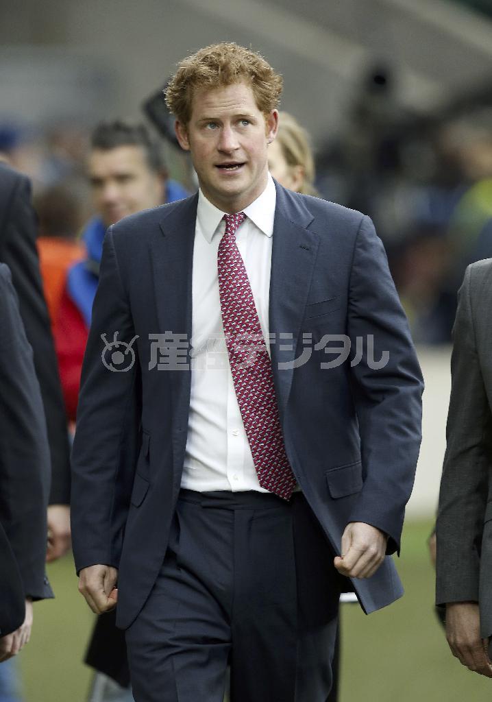 ヘンリー英王子＝２０１５年３月２１日、英国・首都ロンドン（ＡＰ）