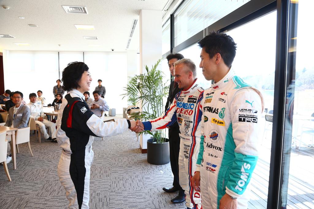 レッスン終了後に行われた修了式