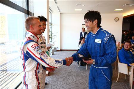 レッスン終了後に行われた修了式