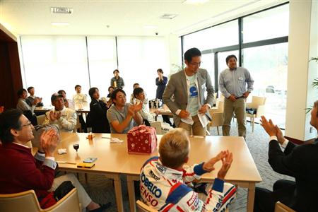 最終日に行われた修了式