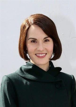 英女優、ミシェル・ドッカリーさん＝２０１５年３月１２日、英国・首都ロンドン（ロイター）