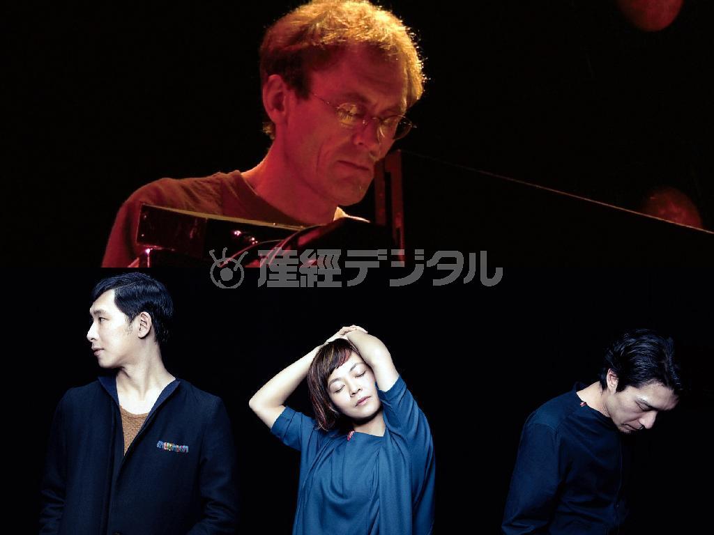 キーボード奏者のデイヴ・シンクレア（上）と、３人組バンドのクラムボン（提供写真）