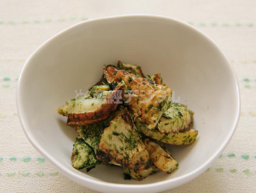 タケノコの青のりあえ。※４１ｋｃａｌ、塩分０．４グラム（１人分）