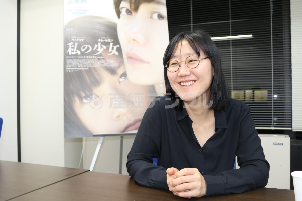 チョン・ジュリ監督＝２０１５年３月２５日（高橋天地撮影）