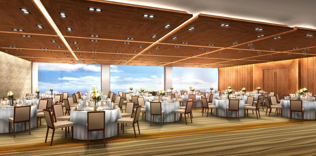 披露宴会場を平日限定で一般開放し、レストランの営業を開始