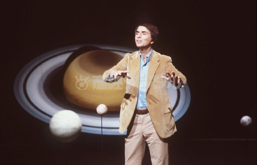 米天文学者、カール・セーガン氏（１９３４～９６年）＝１９８１年（ＡＰ）