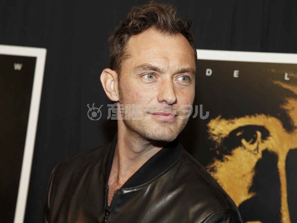 英俳優、ジュード・ロウさん＝２０１５年１月２１日、米ニューヨーク（ＡＰ）