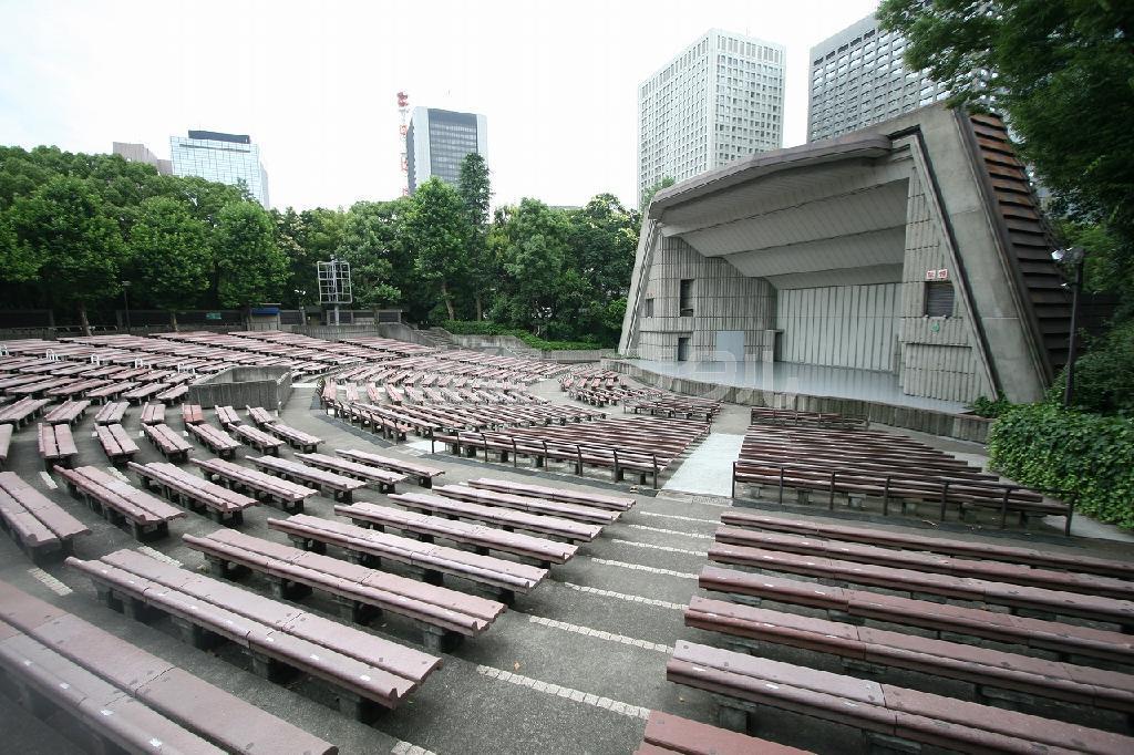 日比谷公園大音楽堂（通称：野音）＝東京都千代田区（Ｊ－ＷＡＶＥ提供）