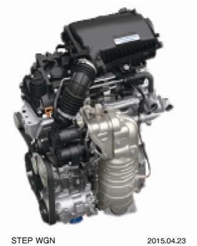 ホンダの新型ステップワゴンに搭載された１・５ＬＶＴＥＣＴＵＲＢＯエンジンのイメージ
