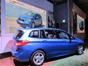ＢＭＷが発売するブランドとして初となる７人乗り多目的乗用車「２シリーズグランツアラー」＝東京都千代田区