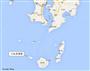 鹿児島県口永良部島の地図（グーグルマップより）