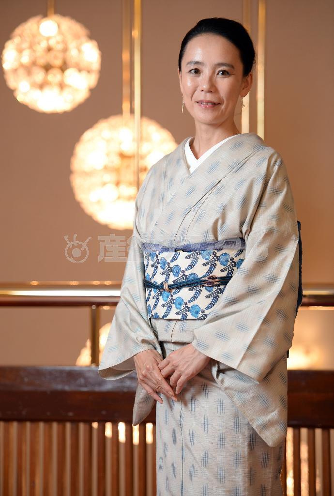 「人と人がしっかりと触れ合うことで、大切なものが得られる」と語る河瀬直美監督＝２０１５年５月２６日、東京都港区（鴨川一也撮影）