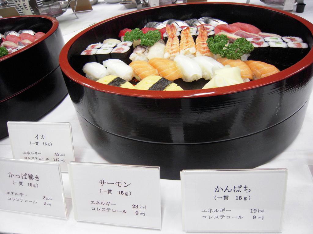 すしネタではイカやエビ、イクラのコレステロールが高く、気にする人も多かった