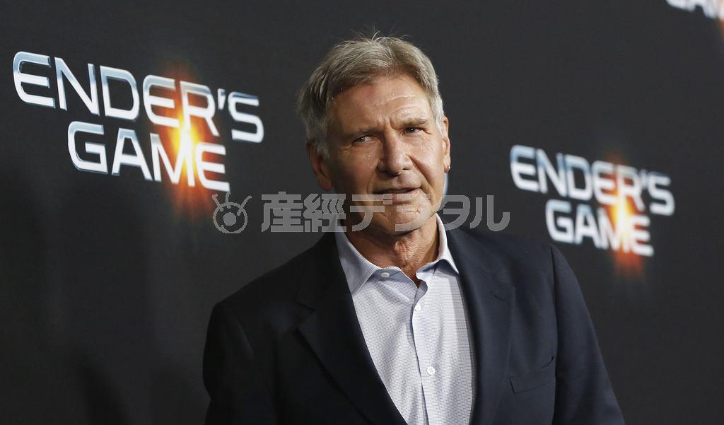 米俳優、ハリソン・フォードさん＝２０１３年１０月２８日、米カリフォルニア州ハリウッド（ロイター）