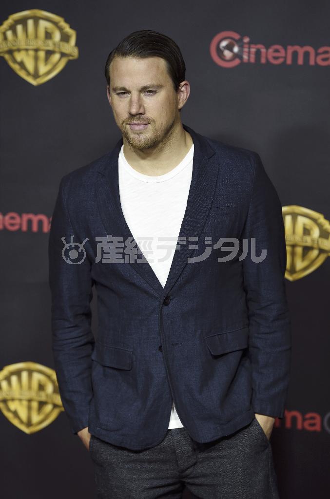 米俳優、チャニング・テイタムさん＝２０１５年４月２１日、米ネバダ州ラスベガス（ＡＰ）