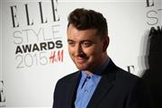 英歌手、サム・スミスさん＝２０１５年２月２４日、英国・首都ロンドン（ＡＰ）